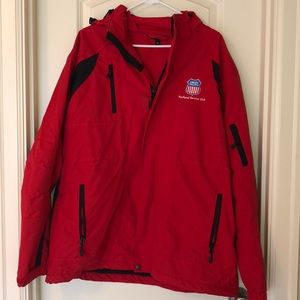 Men’s size XL Union Pacific Railroad rain jacket